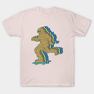 Skating Sassy Sasquatch T-Shirt